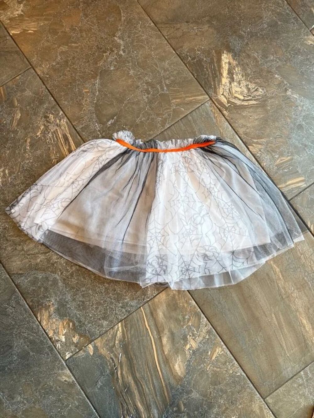 Disney Junior Minnie Mouse Black Tulle Tutu Layered Skort-Size 5T